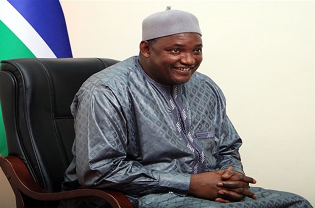 Gambian president warns opponent to keep exiled predecessor out of