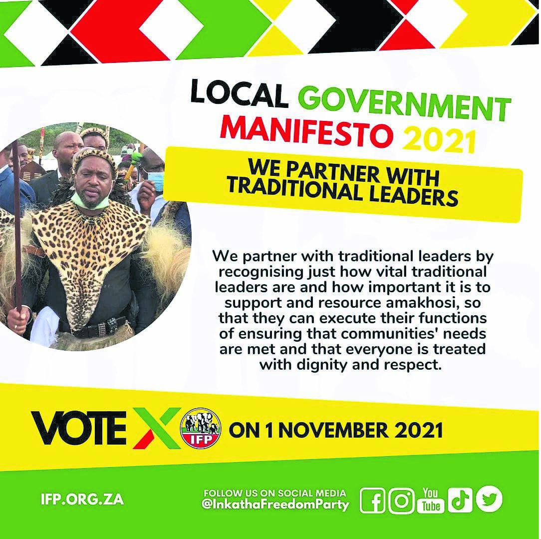 IFP has come under fire for using the Zulu king’s image on its posters.