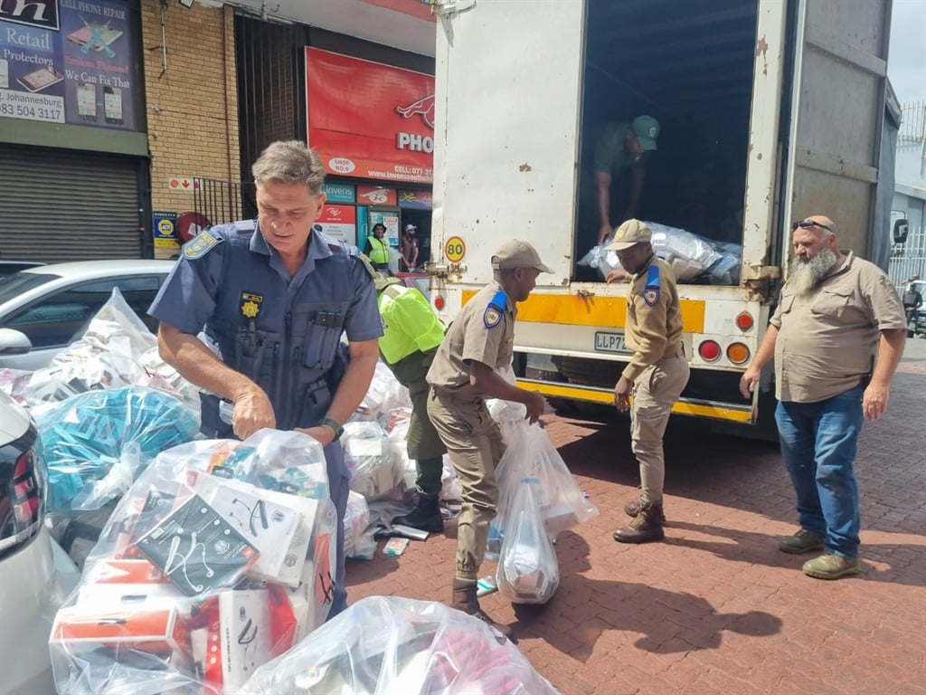 Top Stories Tamfitronics Gauteng police confiscated illicit items worth R11 million and R40 000 in deserted cash and arrested 37 undocumented international nationals in the course of a raid in Fordsburg on Thursday. 
