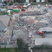 WATCH | Bird's-eye view: Drone footage of the George building collapse