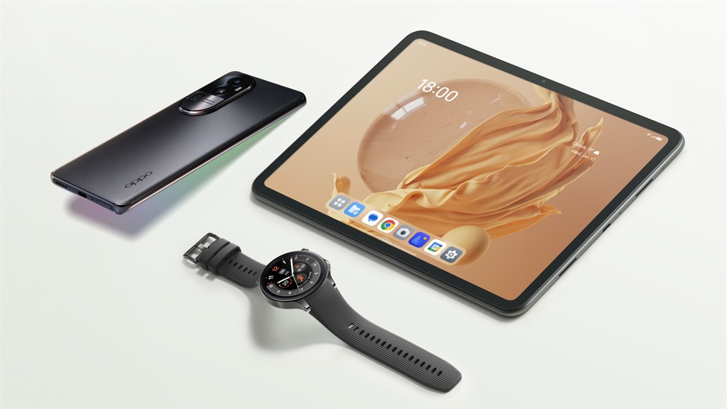 Oppo showcased its 2024 line-up beyond smartphones, which includes wearables, headphones, and tablets, such as its first smartwatch, the Watch X; Enco earbuds, and Pad Neo tablet.