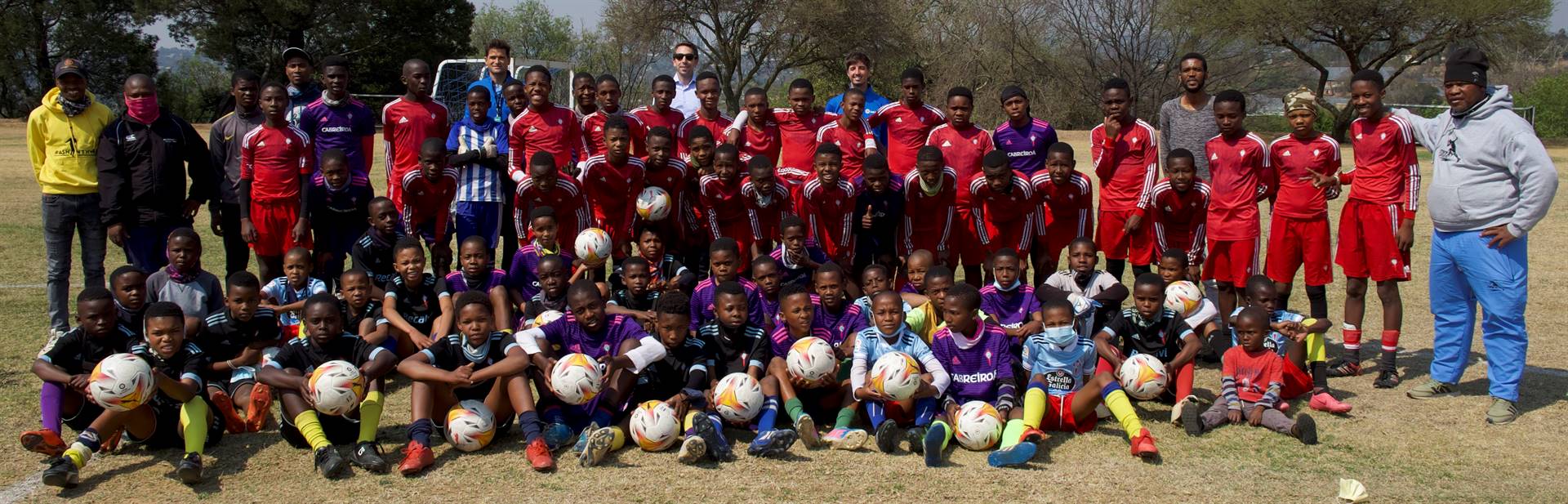 Celta Vigor FC players from Evaton in Emfuleni were invited to a private coaching clinic with LaLiga coaches. Photo: LaLiga SA