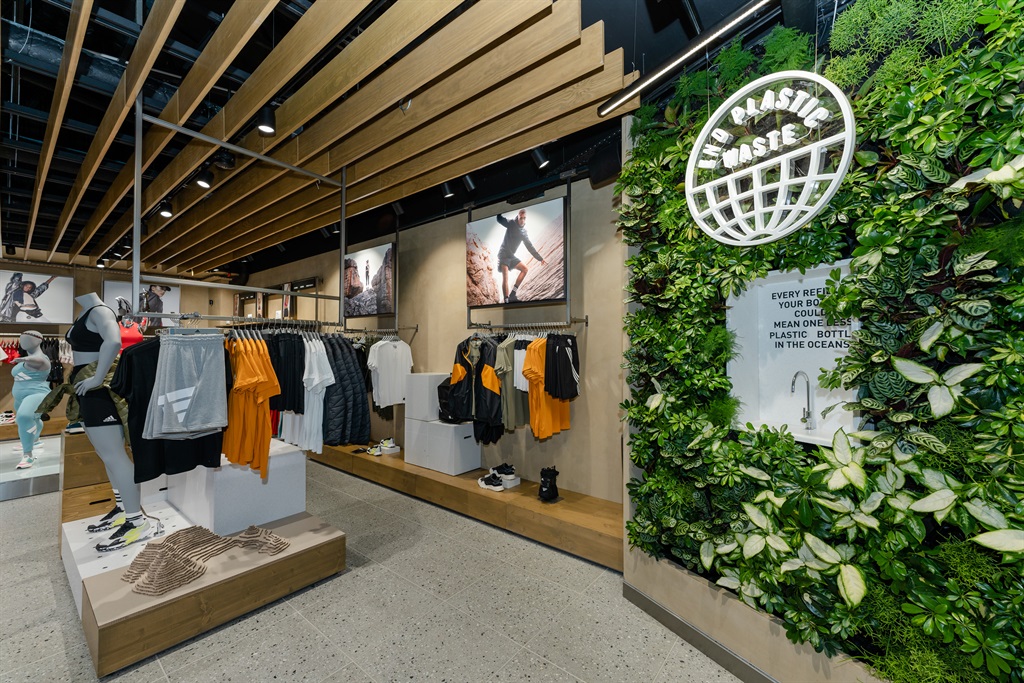 sustainable fashion, adidas, eco-friendly, store