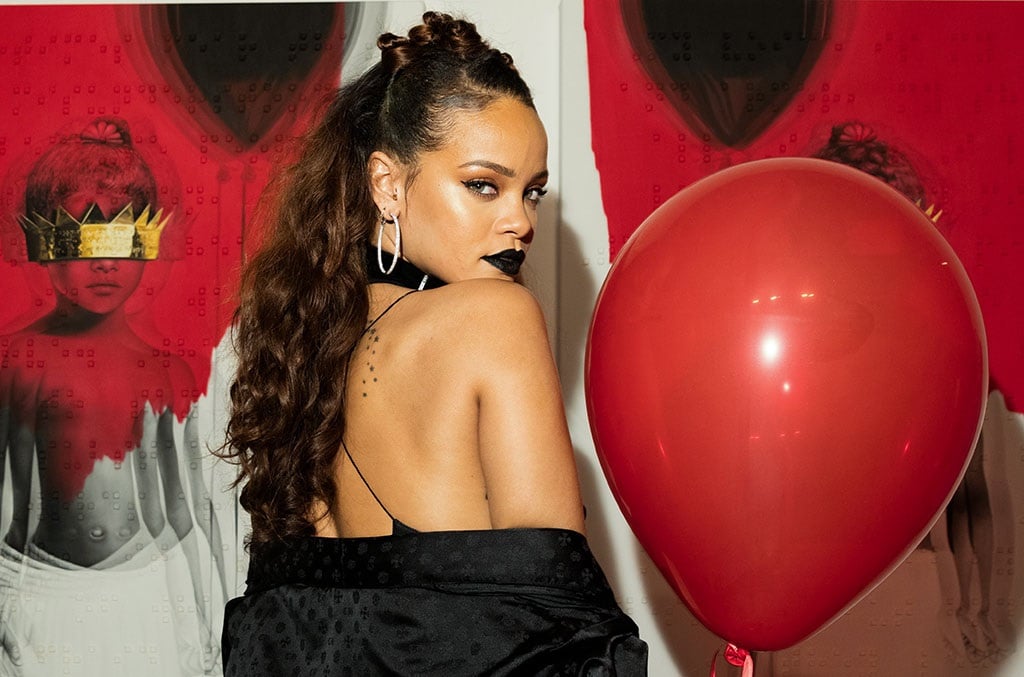 Rihanna at her 8th album artwork reveal for ANTI at MAMA Gallery.  (Photo by Christopher Polk/Getty Images for WESTBURY ROAD ENTERTAINMENT LLC)
