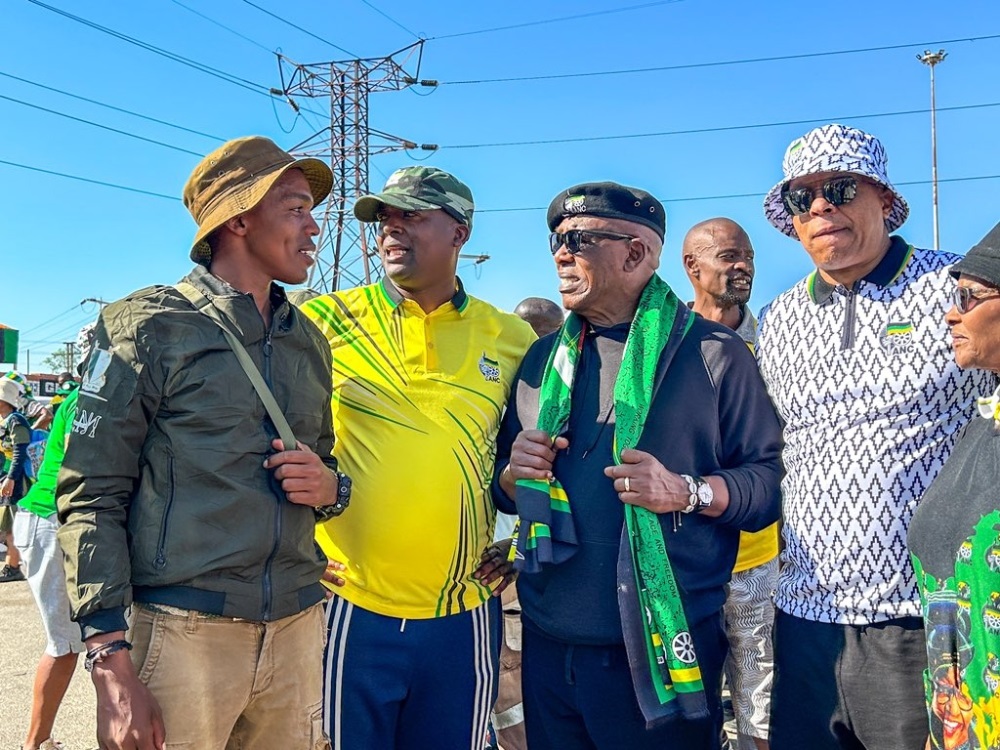 Tokyo Sexwale at the ANC's Soweto campaign trail. (@GautengANC/X formerly Twitter)