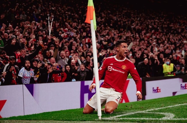 Cristiano Ronaldo of Manchester United in action during the UEFA News  Photo - Getty Images