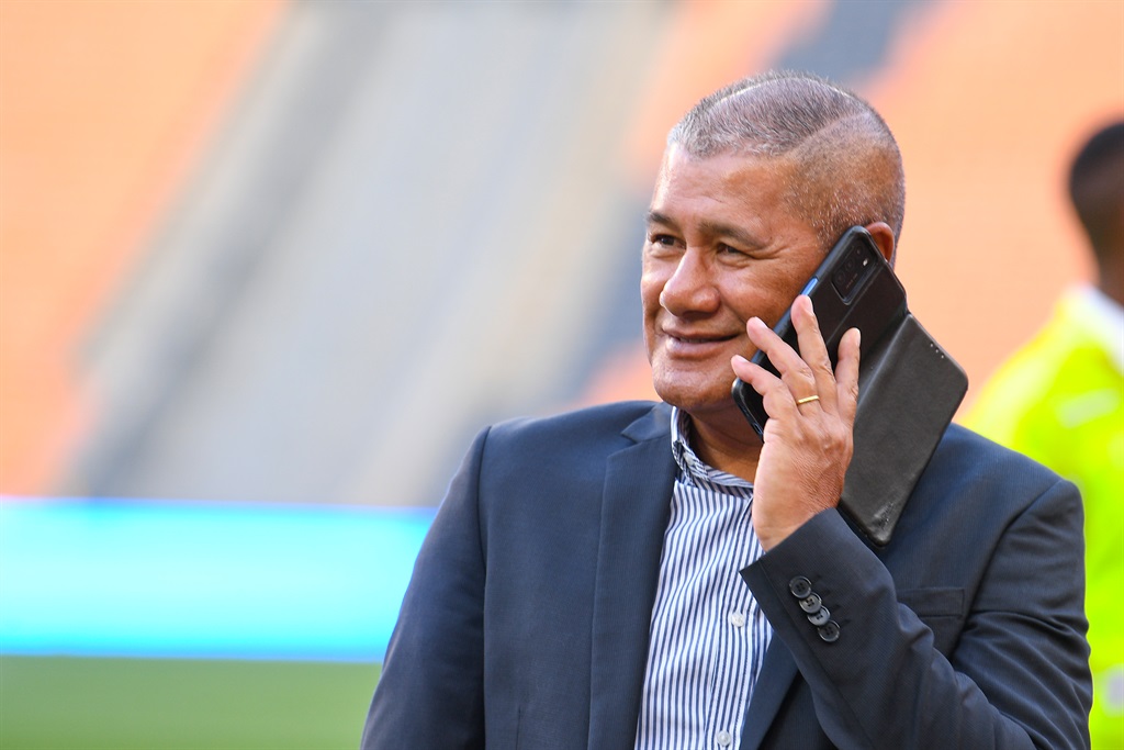 JOHANNESBURG, SOUTH AFRICA - MARCH 05: Kaizer Chiefs coach Cavin Johnson during the DStv Premiership match between Kaizer Chiefs and Golden Arrows at FNB Stadium on March 05, 2024 in Johannesburg, South Africa. (Photo by Lefty Shivambu/Gallo Images)