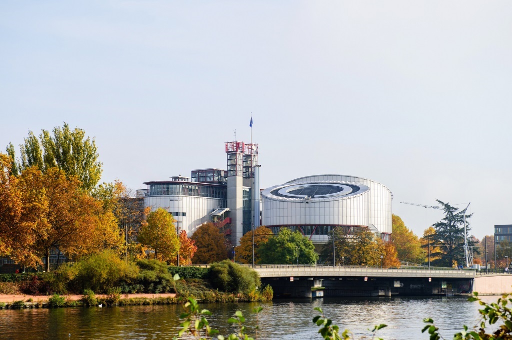 European Court of Human Rights building near Ill river in Strasbourg, Alsace, France. (Adrian Hancu/Getty Images).