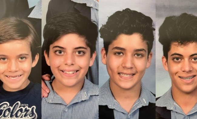 Brothers Zayyad (11), Alaan (13), Zia (15) and Zidan (16) were kidnapped by seven heavily armed men. (PHOTO: Facebook)