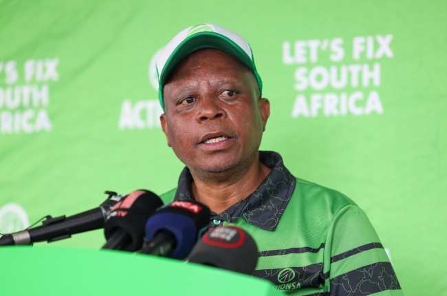 Leader of ActionSA political party, Herman Mashaba.