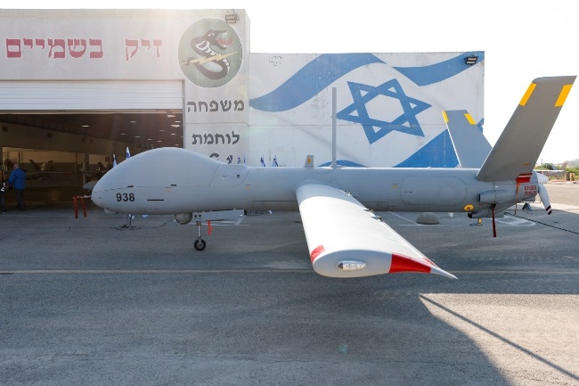 An Israeli drone, similar to the one used to destroy a convoy of aid vehicles. (PHOTO: Gallo Images/Getty Images)