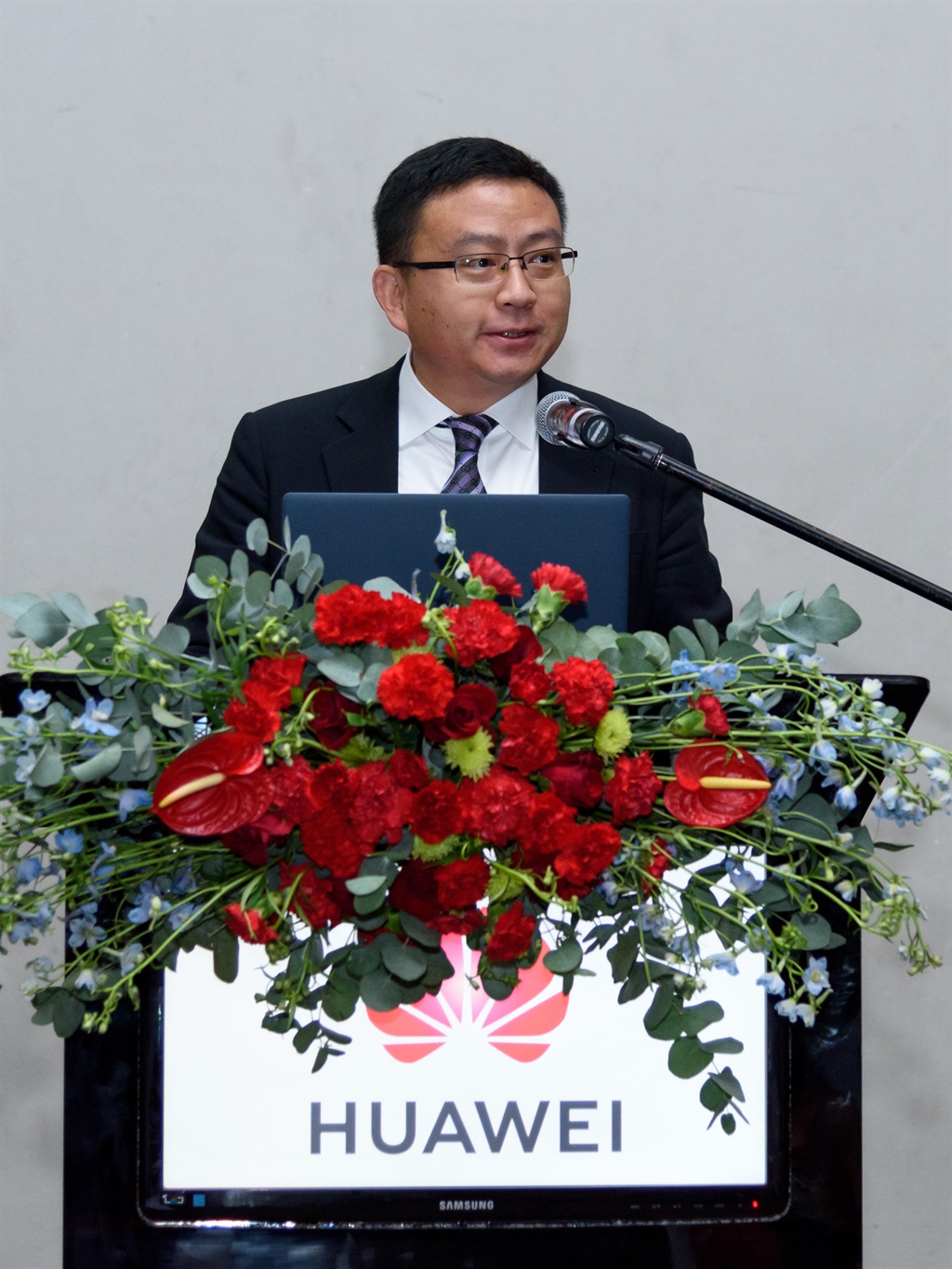Gene Zhang- the Managing Director of the Huawei South Africa Enterprise Business