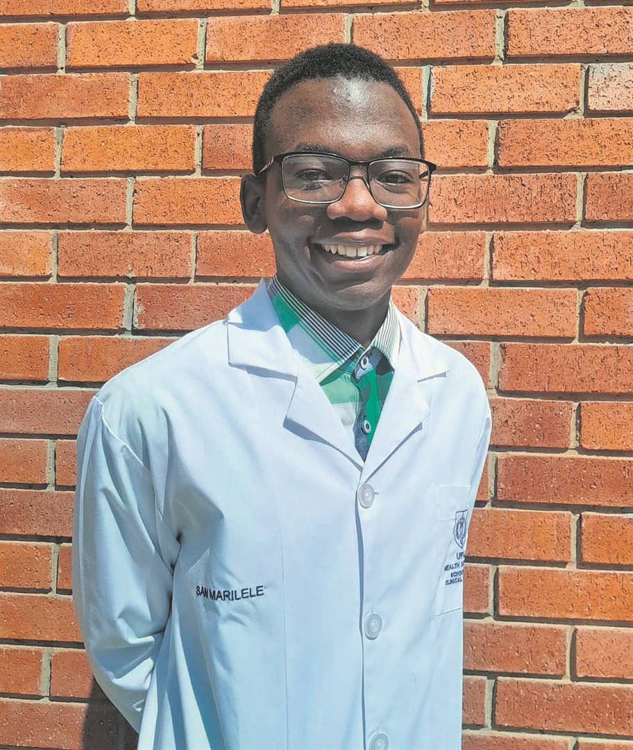Sam Marilele is a second-year medical student at the Unversity of the Free State (UFS).Photo: Supplied