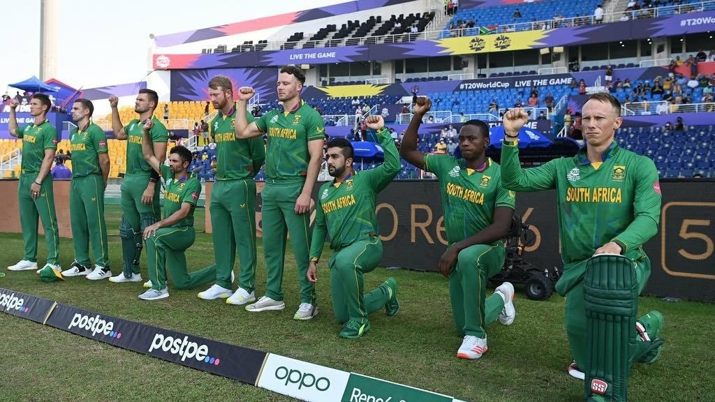 Quinton de Kock did not to “take the knee” ahead of Tuesday’s game against the West Indies, which is a stand against racism.
