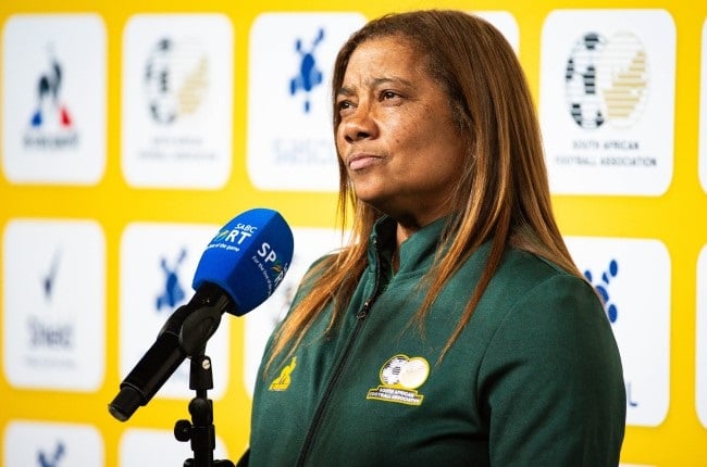 Banyana Banyana coach Desiree Ellis cut a disappointed figure after the loss to Nigeria, but believes her team will respond stronger to missing out on back-to-back Olympics. 
(Alche Greeff/Gallo Images)