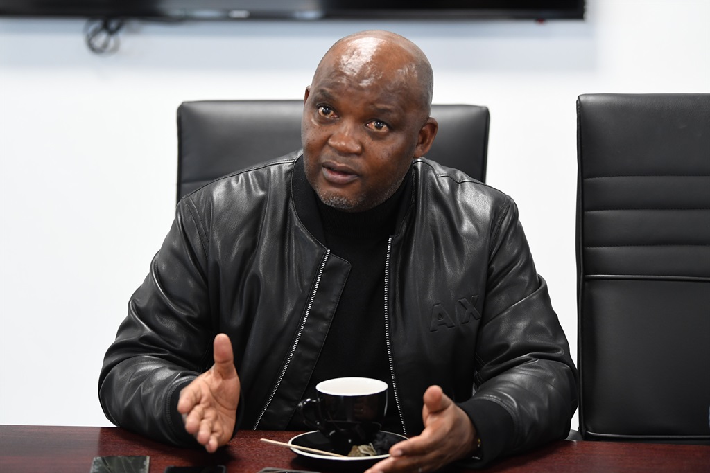 Pitso Mosimane during a media conference at BMW Midrand on 3 June 2022 in Johannesburg, South Africa. 