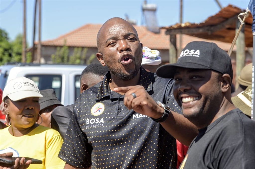 The leader of Bosa, Mmusi Maimane, made promises in Soshanguve as he campaigned for the upcoming elections. Photo by Raymond Morare 