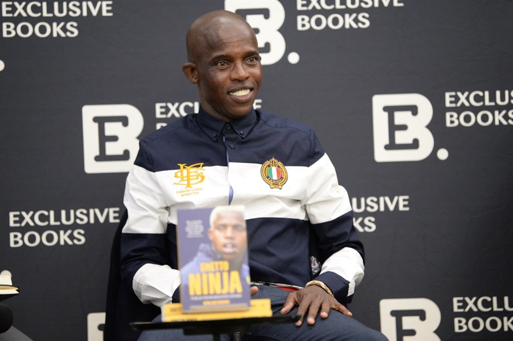 Former Kaizer Chiefs player Junior Khanye at the 'Ghetto Ninja-The Junior Khanye Story' Book Launch at EB Rosebank on 24 March 2022 in Johannesburg, South Africa.