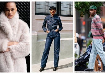 From eclectic grandpa style, to pinstripe boss babe: Here are the trending looks for this winter