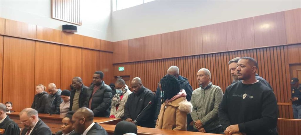 Ten of the 12 accused in the University of Fort Hare case, who appeared at the Dimbaza Magistrate's Court on Thursday, were released on bail R50 000 each. (Sithandiwe Velaphi/ News24)