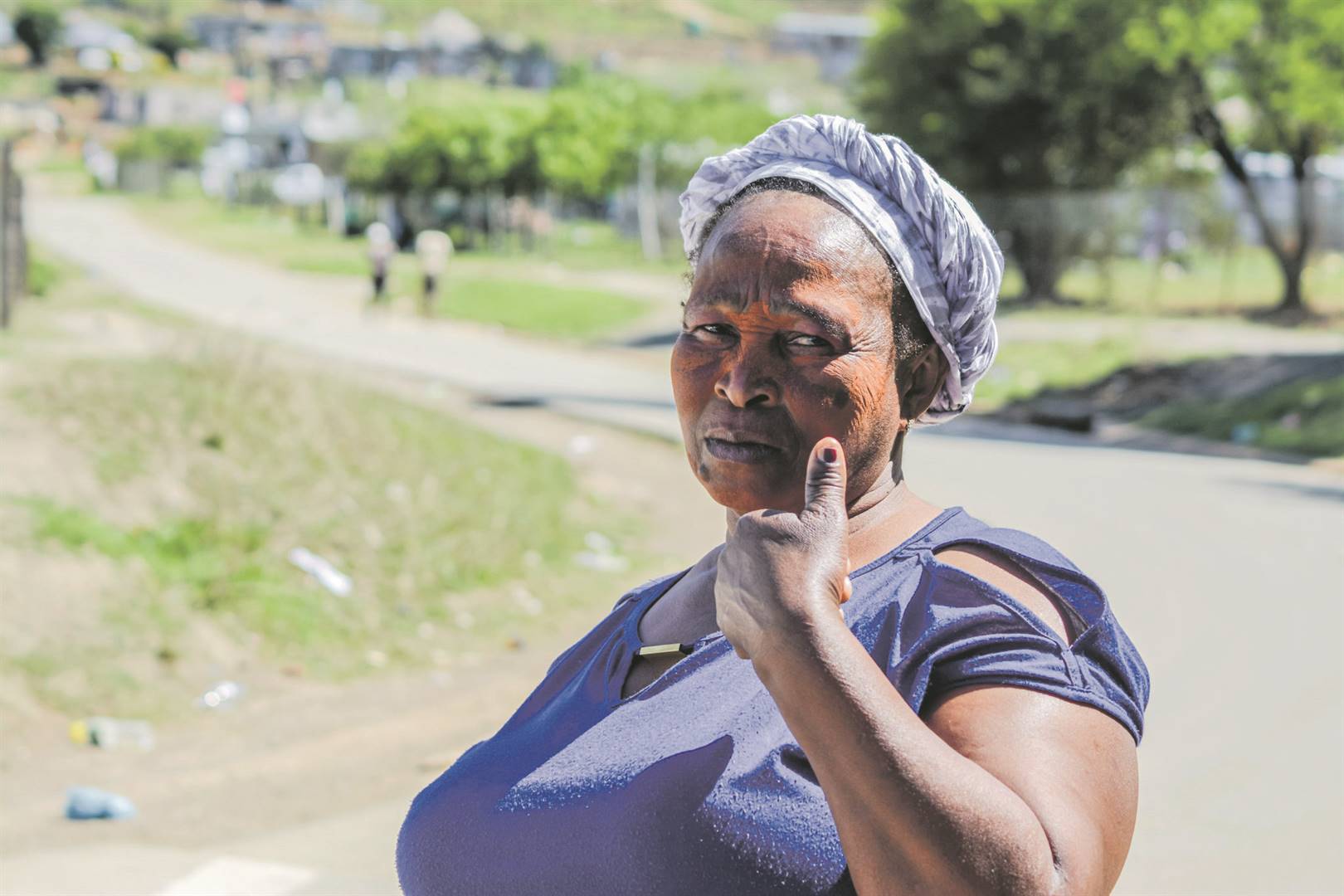 Rose Buthelezi from Mpophomeni was allegedly told that she had voted twice.