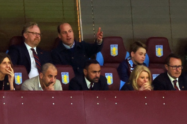 Prince William and his son, Prince George, are both avid Aston Villa fans. (PHOTO: Gallo Images/Getty Images) 