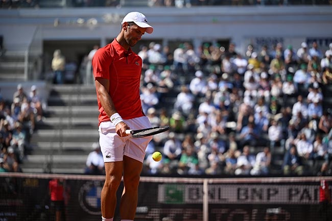 Sport | 'Concerned' Djokovic to undergo scans as shock Rome exit follows bottle drama