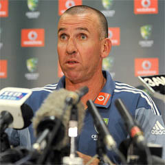 Australia's coach Tim Nielsen. (AFP)