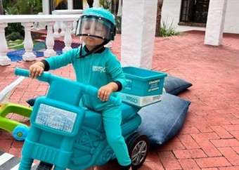 WATCH: Forget Spider-Man and Batman – this little boy wants to be the Checkers delivery guy