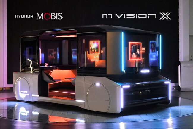 Hyundai Mobis M Vision X concept vehicle