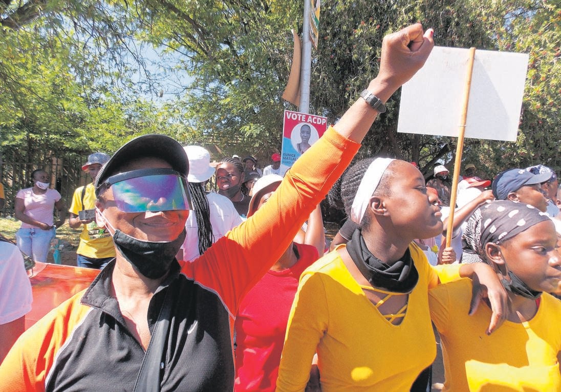 Residents held a march outside the Mamelodi Magistrates Court on Tuesday, demanding justice for Olwethu Zwane, who was murdered.
