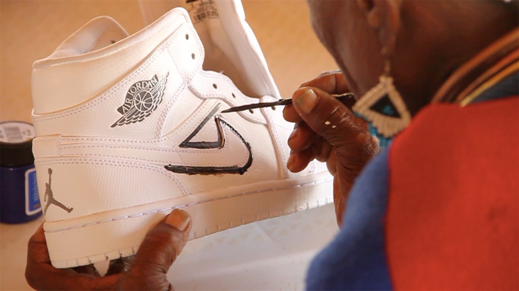 Esther Mahlangu sneakers