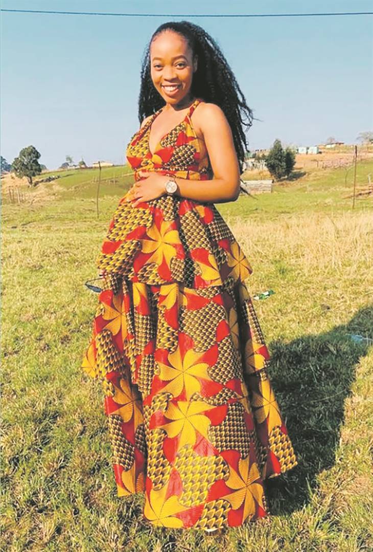 Neliswa Mxakaza is excited to be expecting a baby boy with her fiancé.