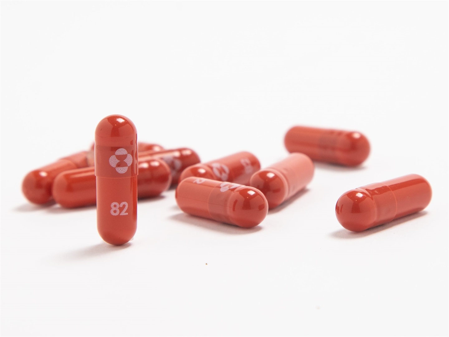 Molnupiravir, the antiviral Covid-19 pill from Merck and Ridgeback Biotherapeutics. Photo: Merck