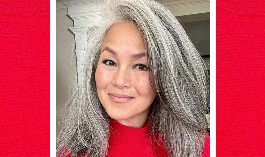 Pharmacist Jin Cruce from Alabama, USA, had spent years deliberating over whether to let her hair go grey, but had always been discouraged, until now. Photo courtesy Mediadrumworld.com/@agingwith_st/Magazine Features