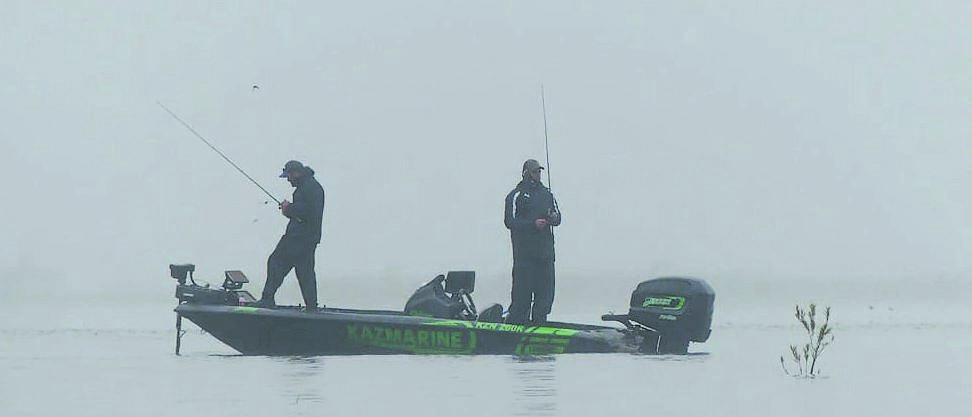 Bass anglers hoping to hook a bucketmouth.