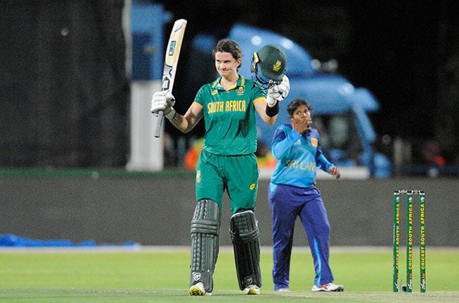 Proteas women's batter Laura Wolvaardt excellent knock was in vain and summed up her team's difficult 2023/24 summer. (Charle Lombard/Gallo Images)
