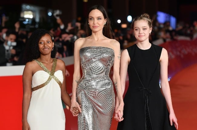 Zahara, Angie and Shiloh dazzled at the Rome Film Festival. (PHOTO: Gallo Images / Getty Images)