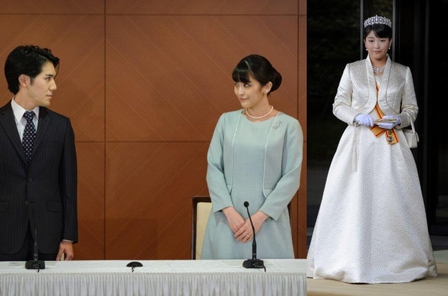 Princess Mako has given up her royal status as part of Japan's Imperial family to marry commoner Kei Komuro –seen here at a press conference after their wedding. PHOTO: Gallo Images/Getty Images)