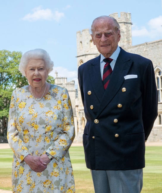 The queen and Prince Phillip, photographed a few d