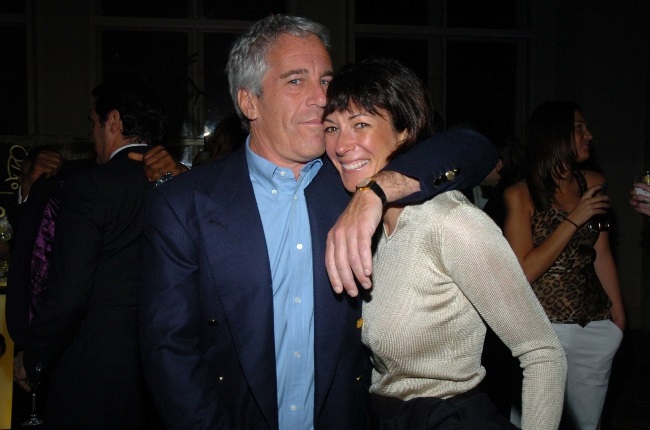 Ghislaine with Jeffrey Epstein, who committed suicide while in jail in 2019, at a Wall Street event in March 2005 in New York. (PHOTO: Gallo Images/Getty Images)