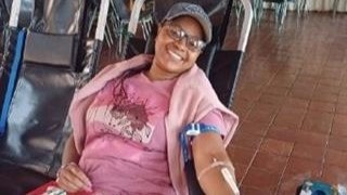 Elelwanai Mogale from Montana in Tshwane donated blood at Dr George Mukhari Academic Hospital before the Easter weekend.