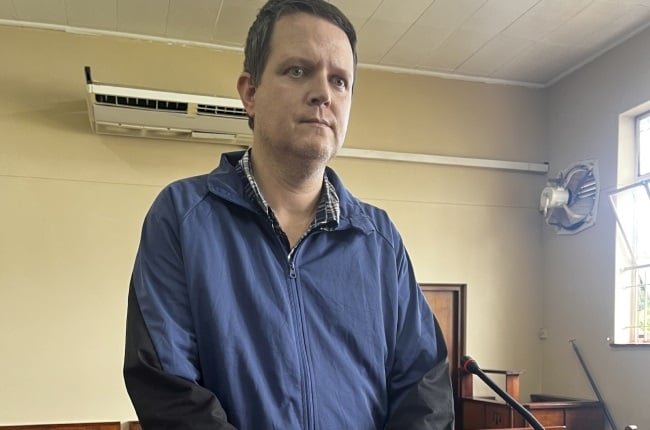 Werner de Jager at his bail application in the Amanzimtoti magistrate's court in January.  (PHOTO: Gallo/Deon Raath) 