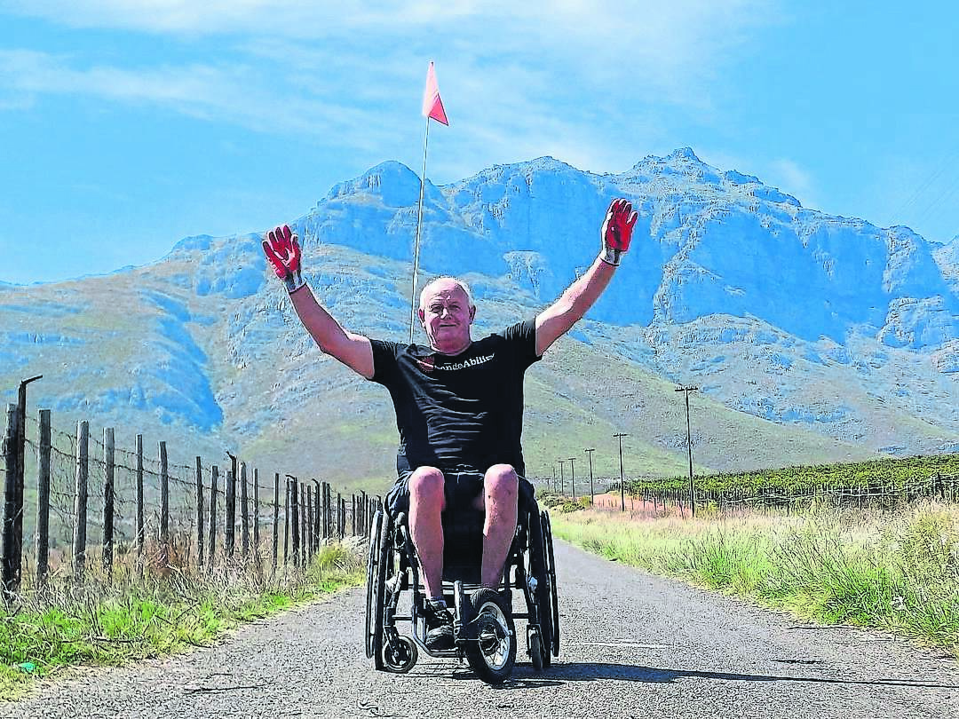 Somerset West resident Jeremy Hazell (72) is taking on a 900 km journey in aid of ChangeAbility. 