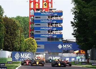 Verstappen wins after showdown with flying Norris at Imola GP