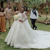 PICS: Gospel star's fairy tale wedding comes true   