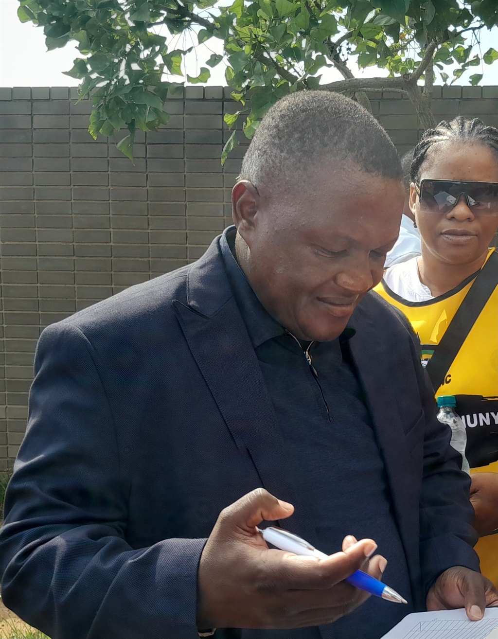 The eThekwini Regional Secretary Musa Nciki, who appeared in the Durban Magistrates Court.  Photo by Mbali Dlungwana 