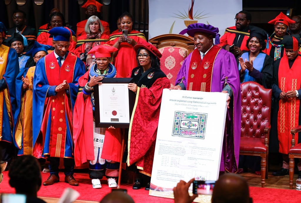 It’s never too late! Esther Mahlangu receives anot