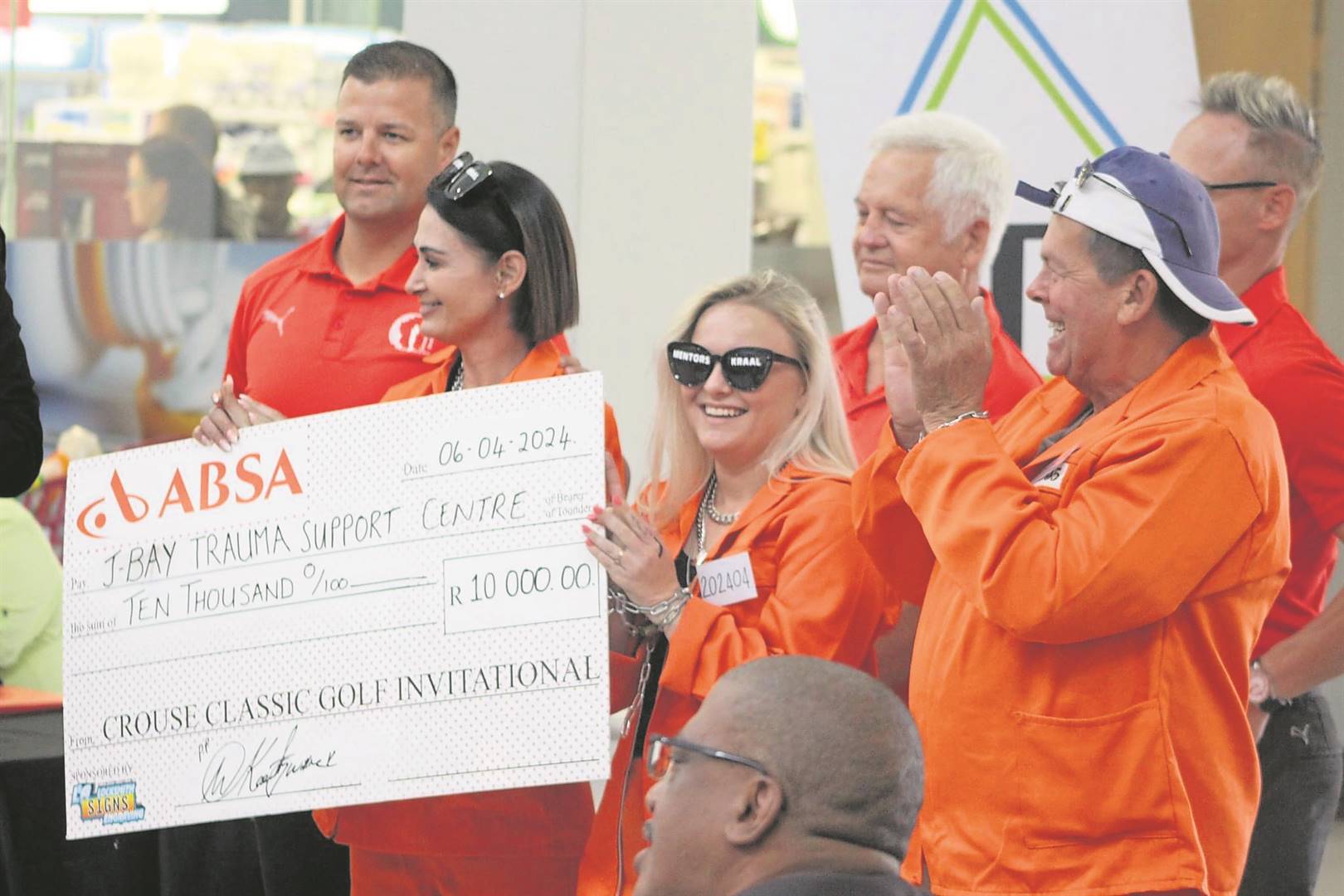 Nearly R26 000 raised in support of the J-Bay Trauma Support Centre’s vital work.              