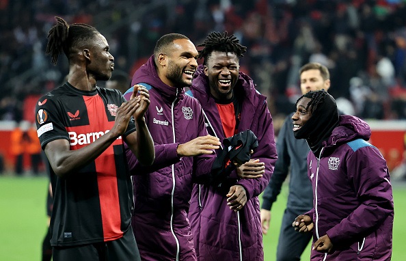 Odilon Kossounou and Edmond Tapsoba are two of five African stars who helped Bayer Leverkusen achieve their first Bundesliga title triumph ever.